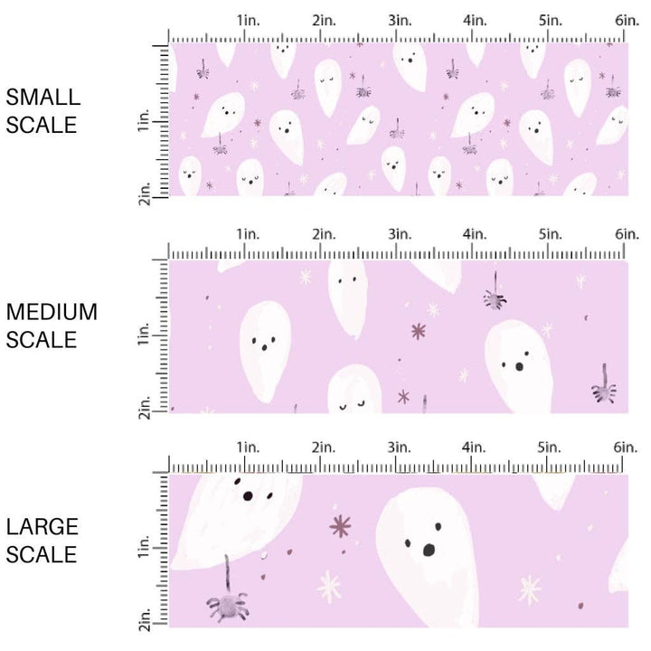 Boo to You Lilac Fabric By The Yard