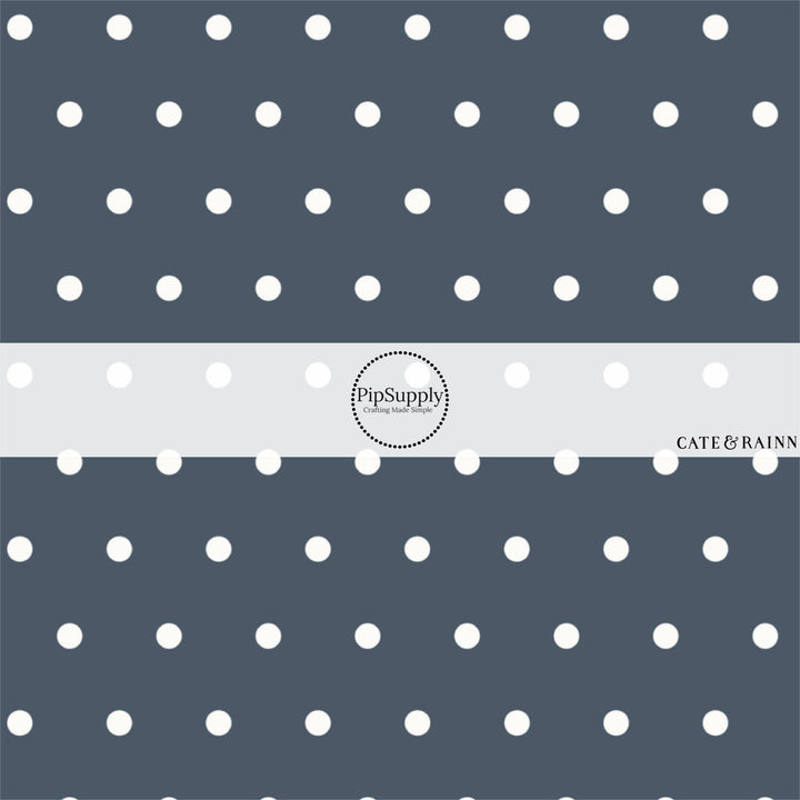 Farm and Meadow Polka Dots Fabric By The Yard