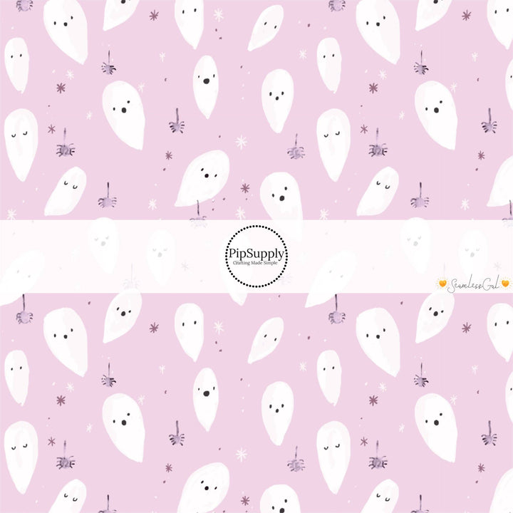Boo to You Lilac Fabric By The Yard