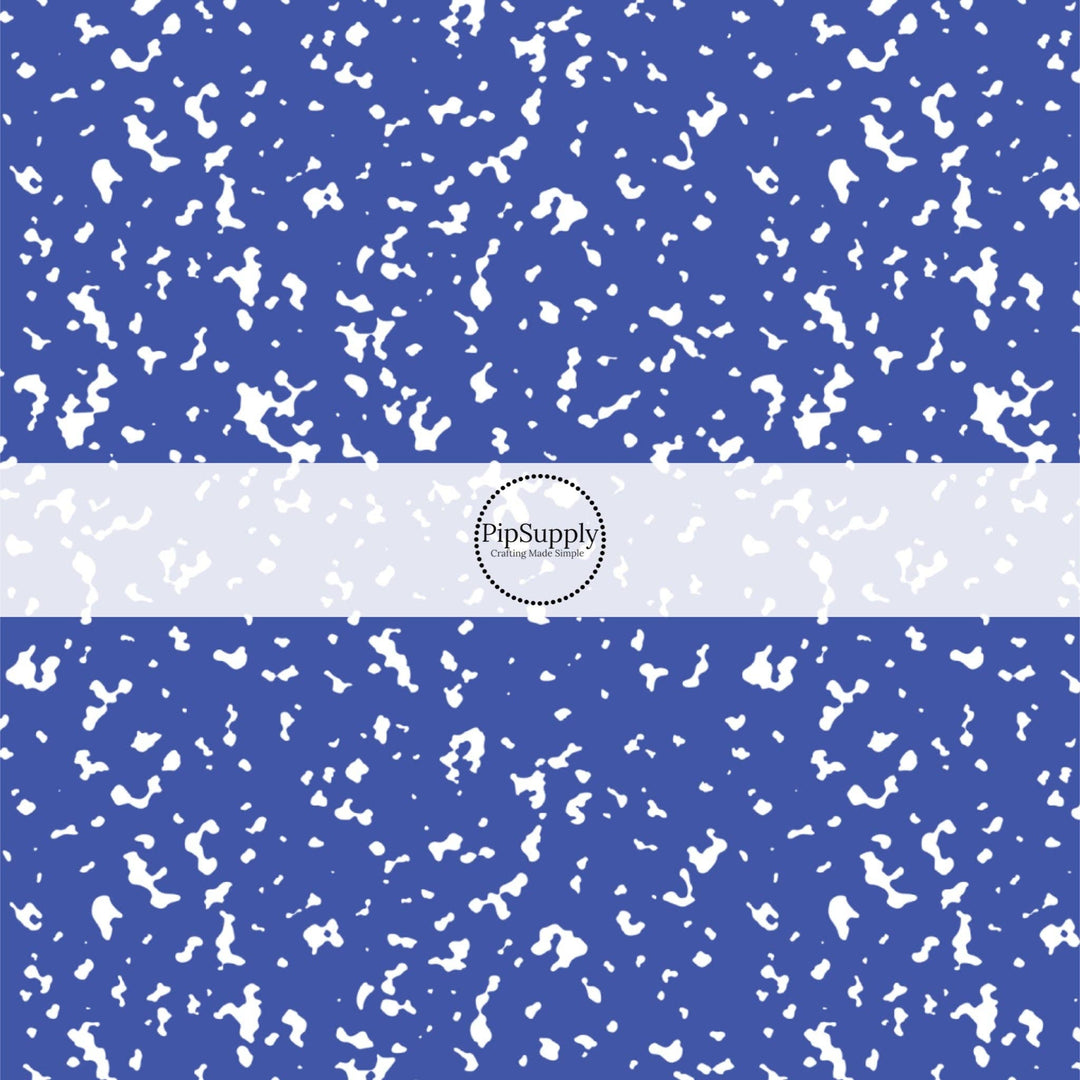 Bright Royal Composition Fabric By The Yard