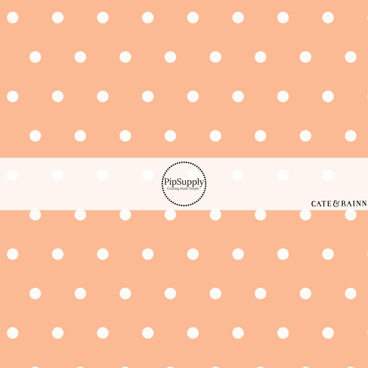 Farm and Meadow Polka Dots Fabric By The Yard