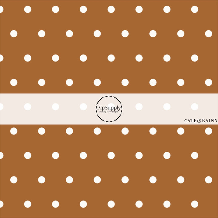 Farm and Meadow Polka Dots Fabric By The Yard