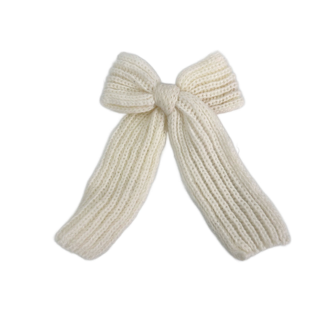 PRE-ORDER Long Tail Soft Sweater Bows w/Clip (estimated to ship the week of 11/13)
