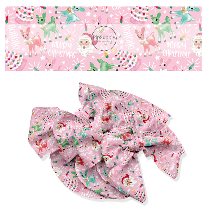 multi baby pink christmas characters