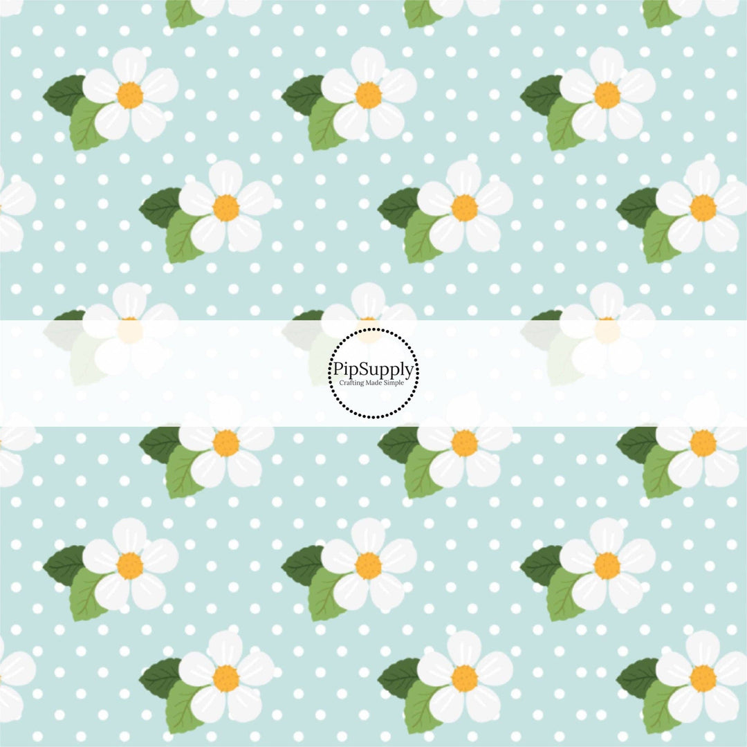 Beach Strawberry Blooms Fabric By The Yard