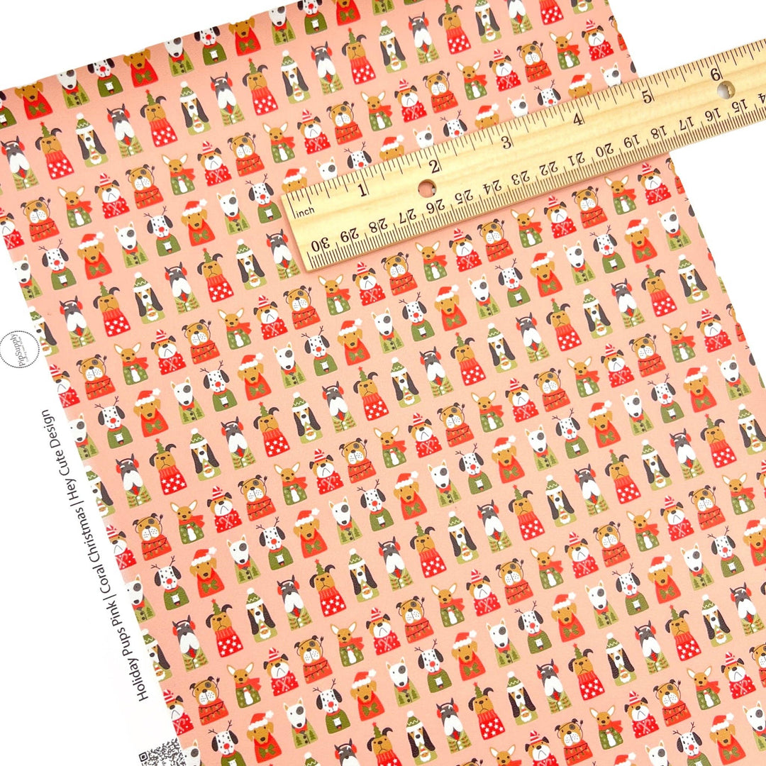 Coral Christmas | Hey Cute | Faux Leather