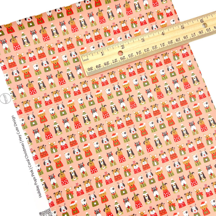 Coral Christmas | Hey Cute | Faux Leather