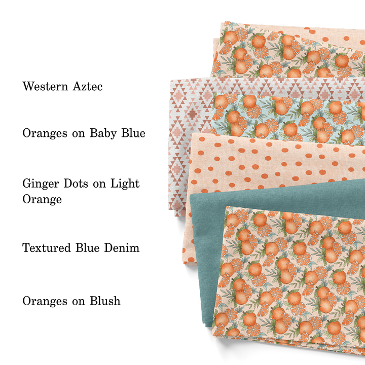 Boho Blush Sunsets Fabric By The Yard