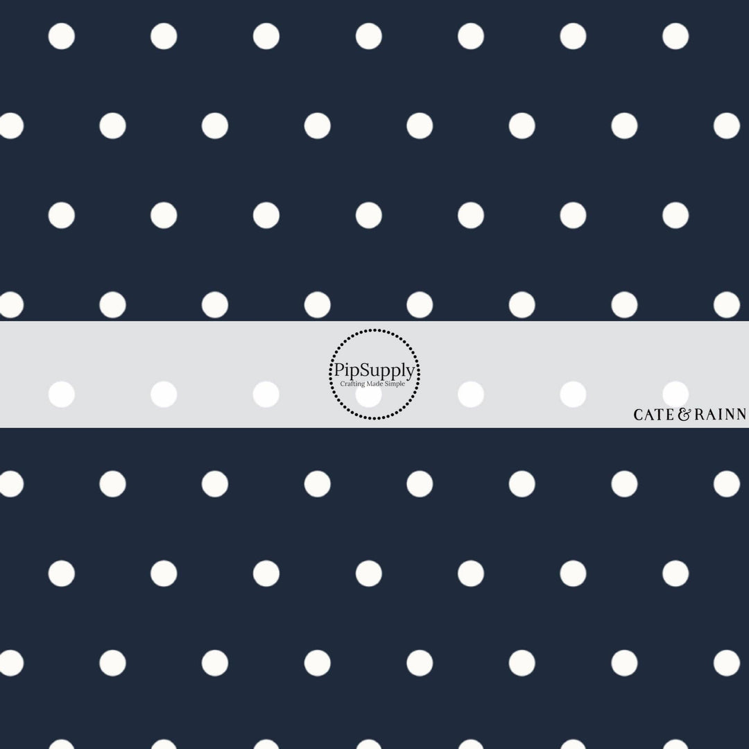 Farm and Meadow Polka Dots Fabric By The Yard