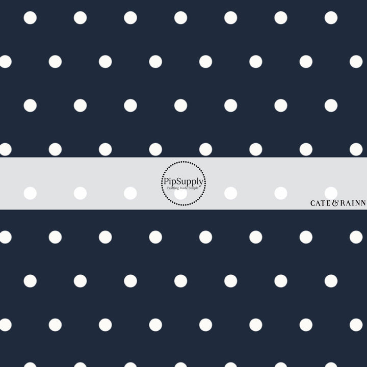 Farm and Meadow Polka Dots Fabric By The Yard