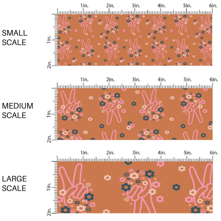 Boho Peace | The Peachy Dot | Fabric By The Yard