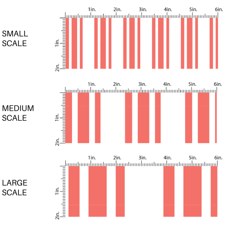 Christmas Fabric By The Yard | Coral Christmas Stripes | Coral Christmas