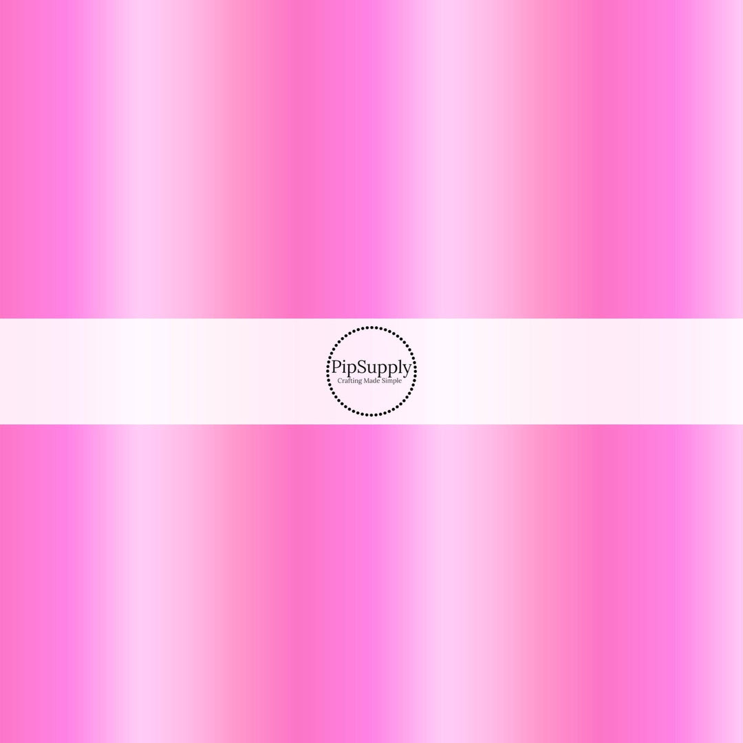 Bright Pink and Light Pink Ombre Fabric By The Yard