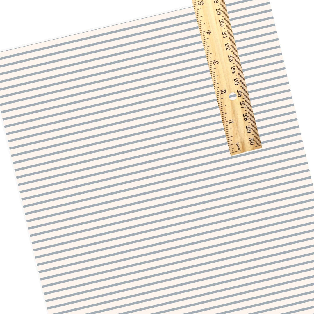 Berries and Cream Stripe Faux Leather Sheets