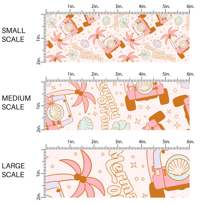 Beach Bound Mermaid Off Duty Fabric By The Yard