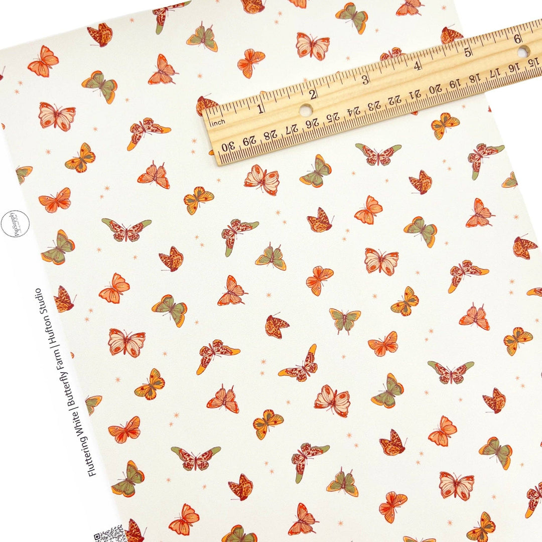 Butterfly Farm Faux Leather Sheets