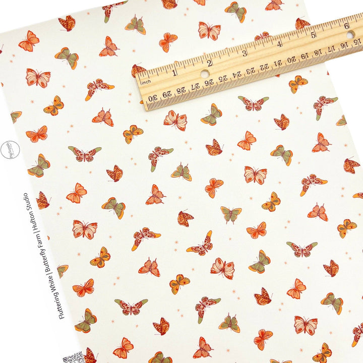 Butterfly Farm Faux Leather Sheets