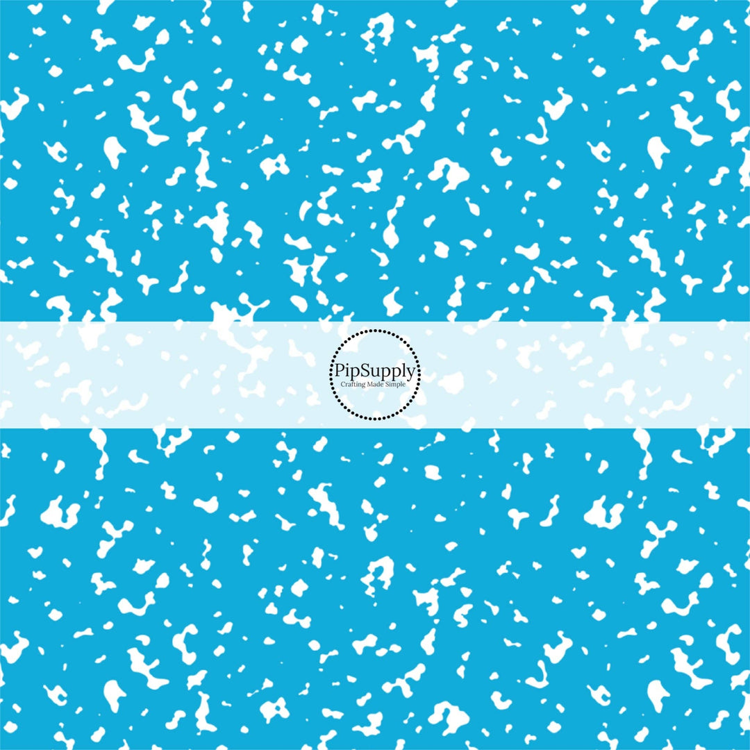 Baby Blue Composition Fabric By The Yard