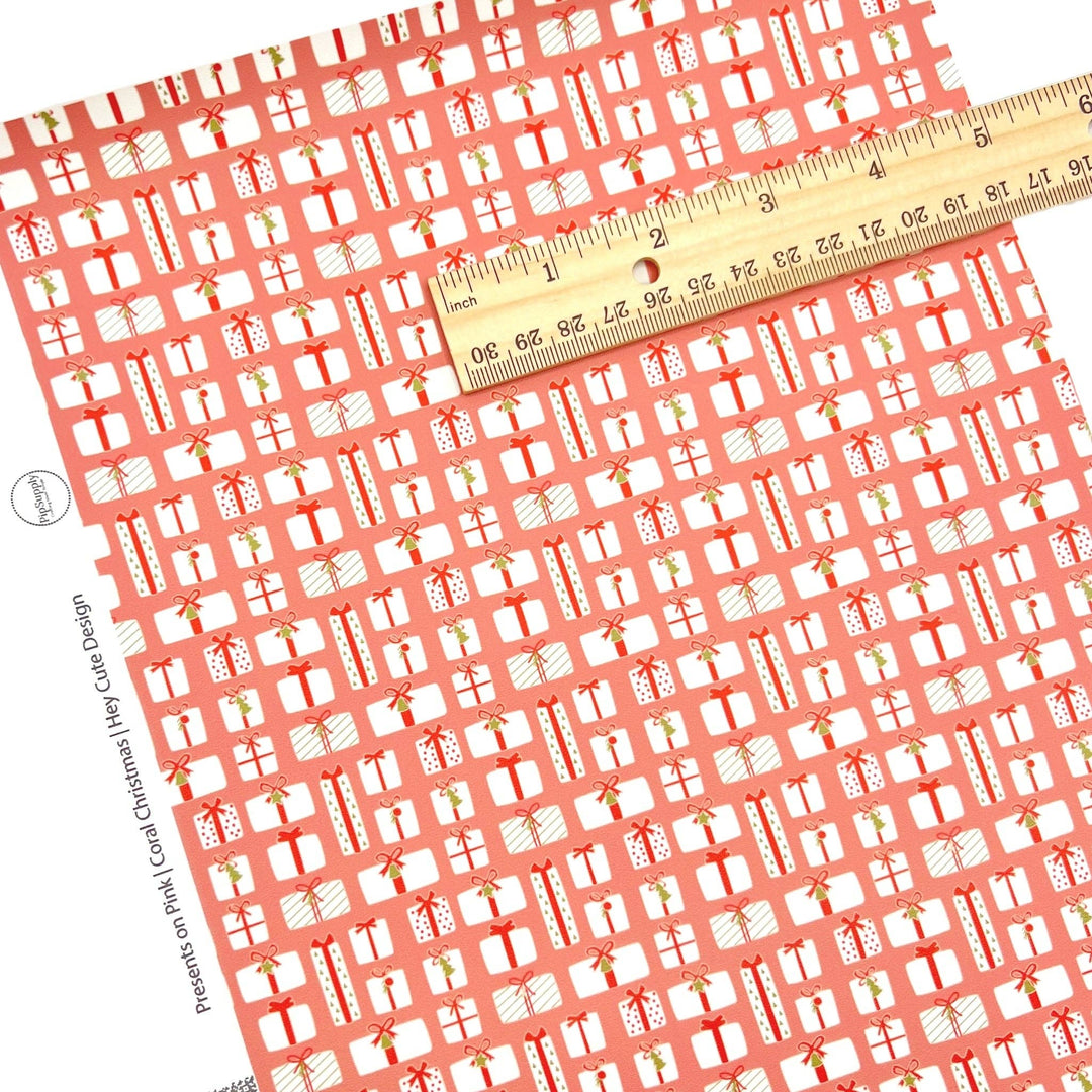 Coral Christmas | Hey Cute | Faux Leather