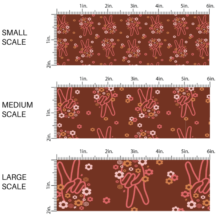 Boho Peace | The Peachy Dot | Fabric By The Yard