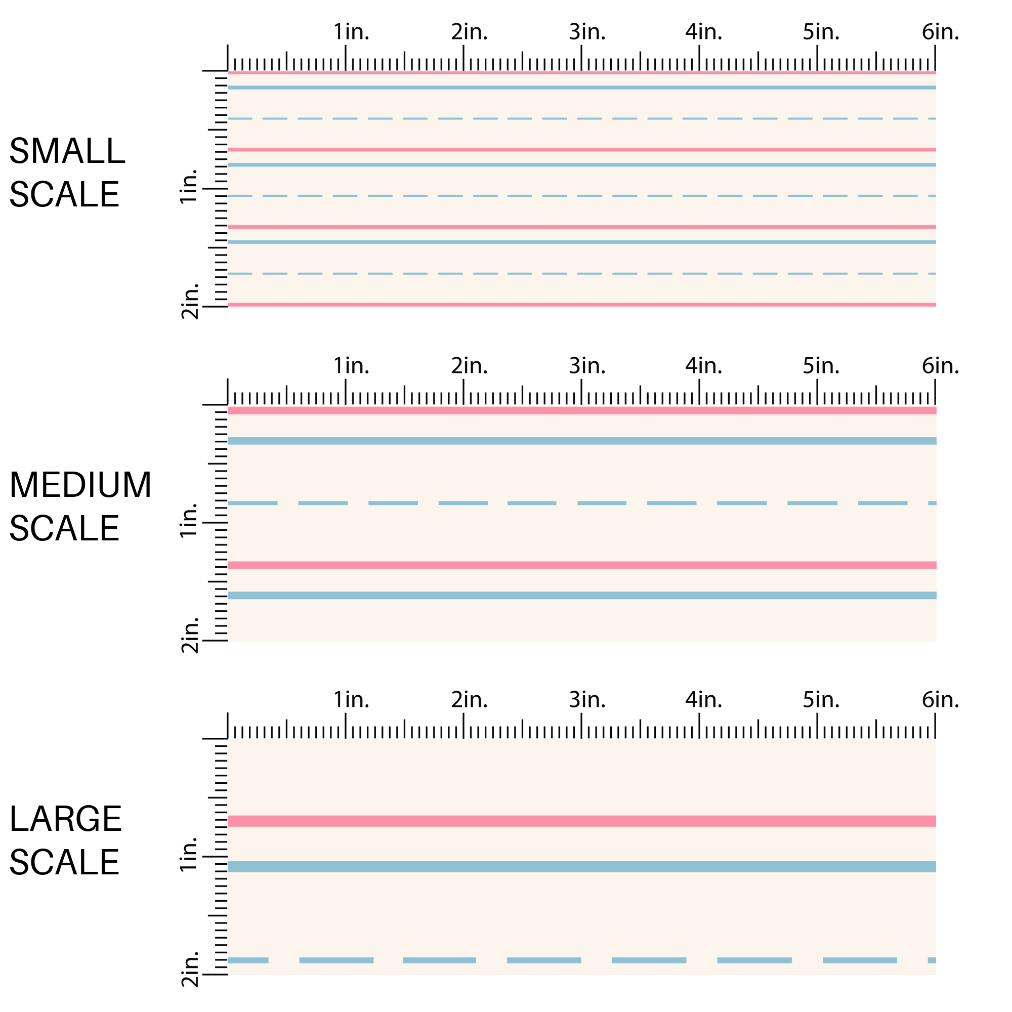Lined Paper Fabric By The Yard