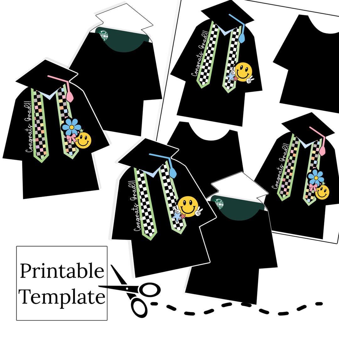 Congrats Grad Digital Download Gift Card Holder