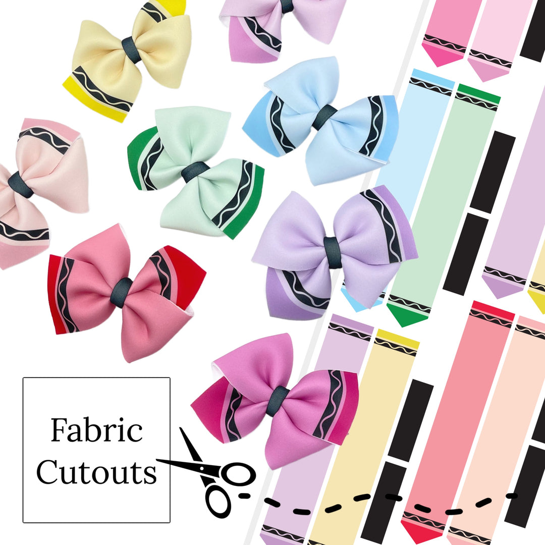 Crayon Hairbows