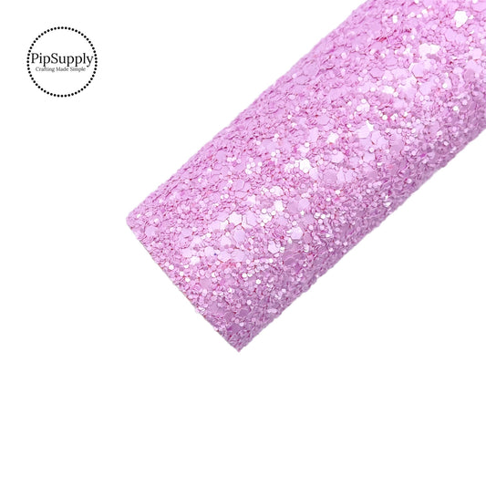 These frosted lilac glitter sheets have extra glitter to give full coverage without cracking or flaking. Glitter sheets have a soft backing for easy cutting and assembly of your next craft project.