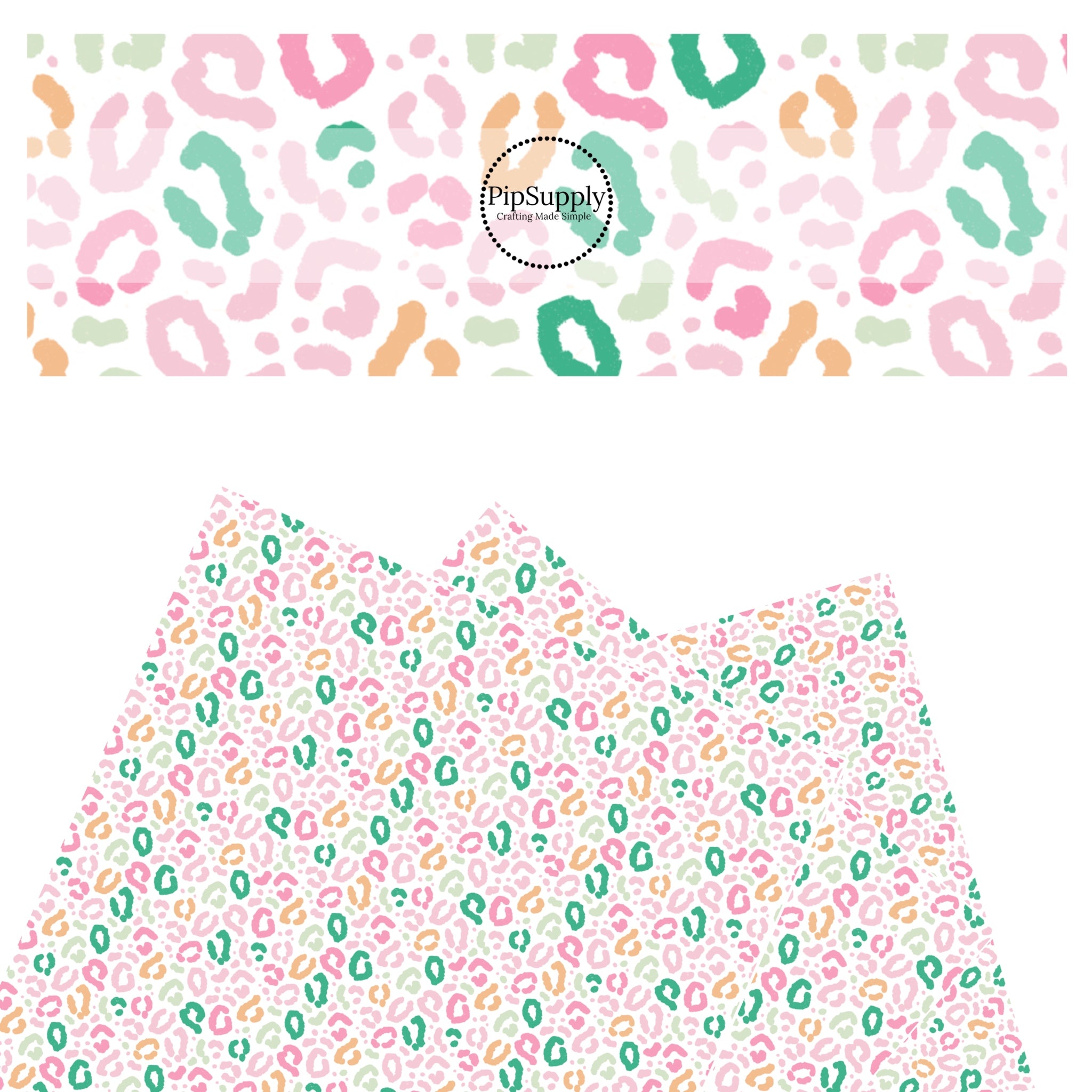 St. Patrick's Day Pattern Faux Leather Sheet - Multi St. Patty’s ...