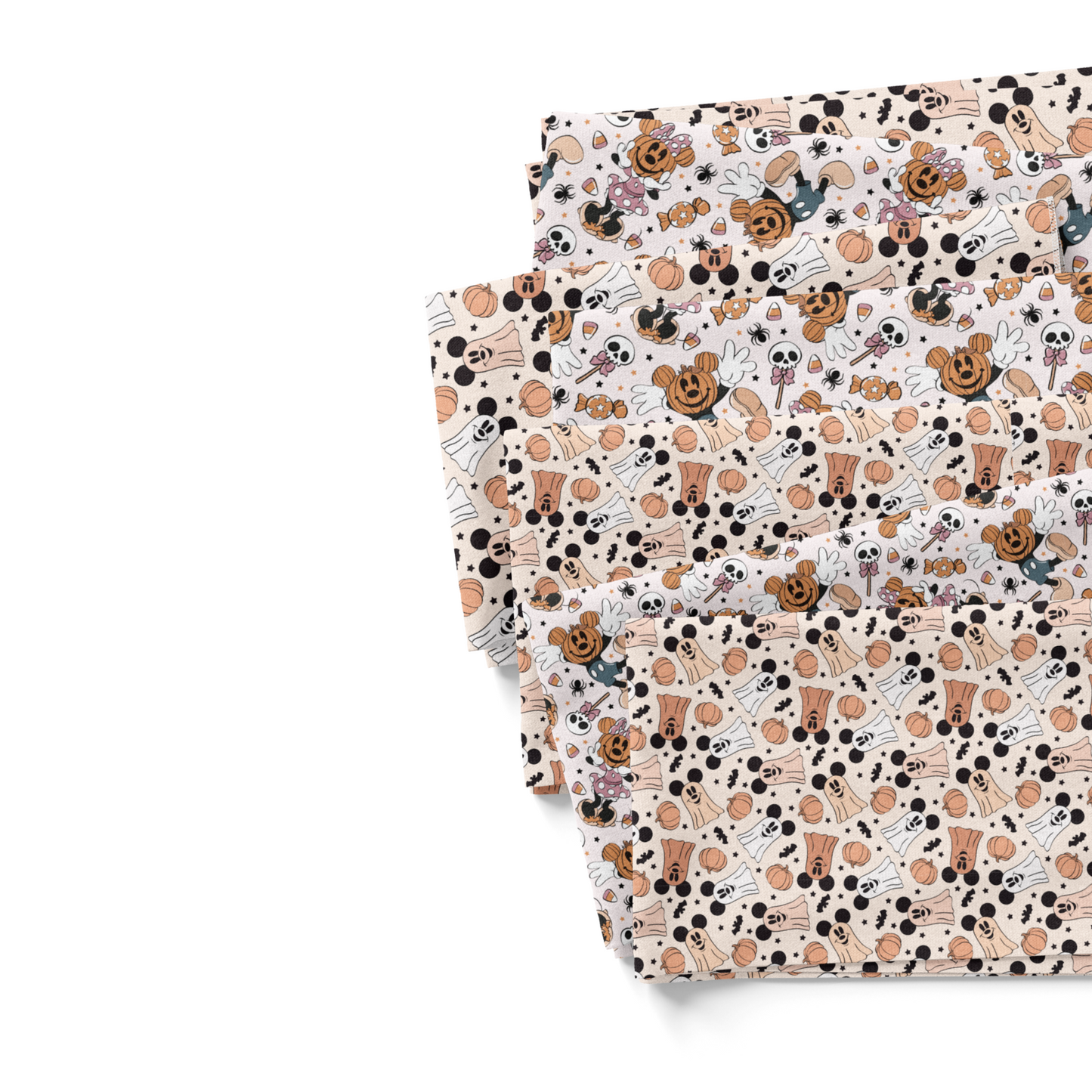 Pumpkin Head Mouse Fabric By The Yard