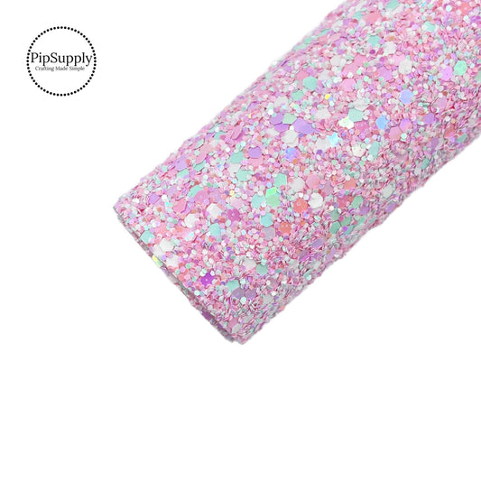These frosted mix of pink and purple glitter sheets have extra glitter to give full coverage without cracking or flaking. Glitter sheets have a soft backing for easy cutting and assembly of your next craft project.