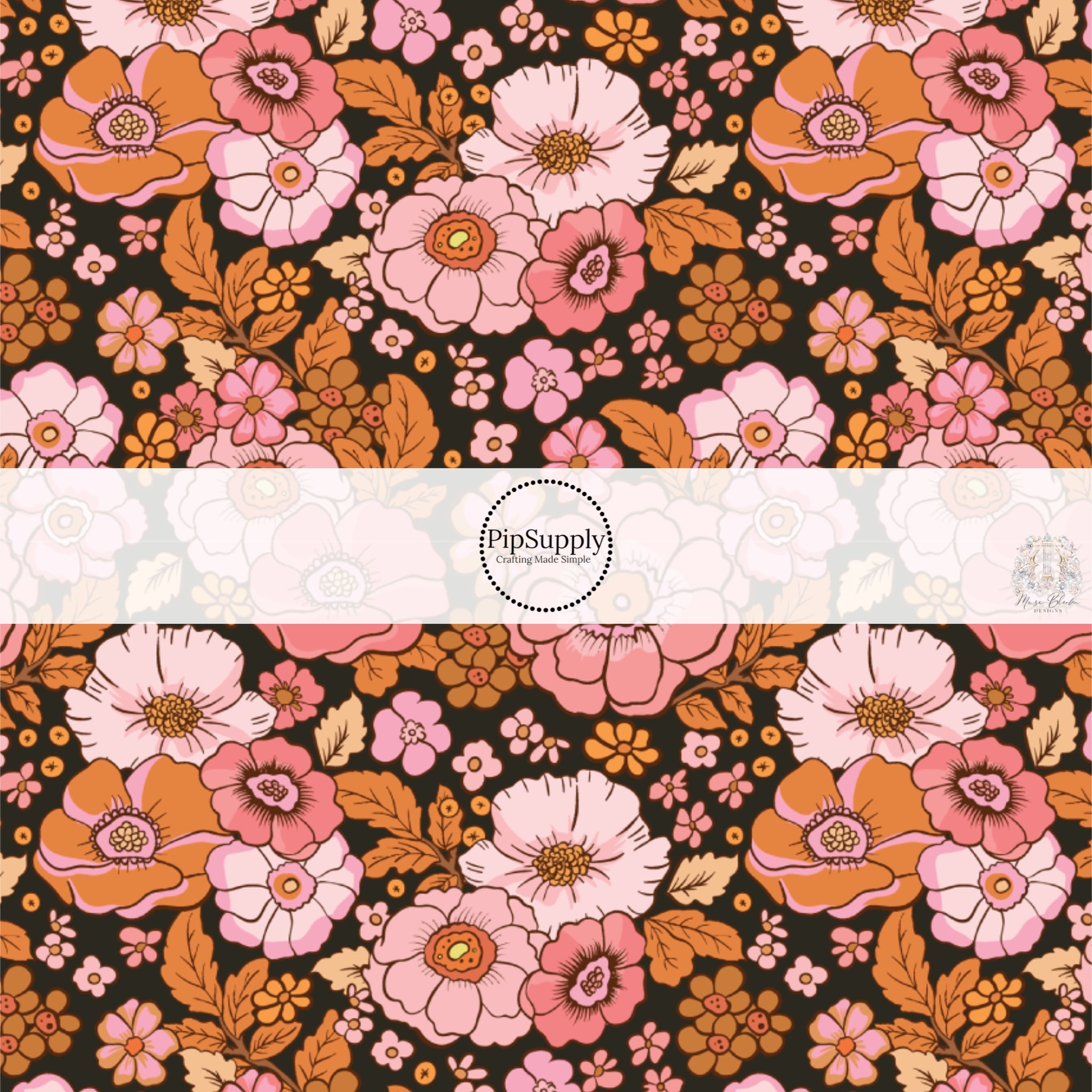 Boho Floral Spring Fabric By The Yard - Boho Wildflower Fabric - Floral  Print Fabric – Pip Supply