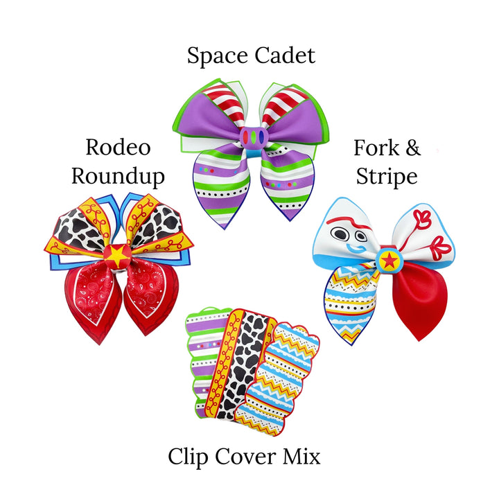 patterns for toy movie themed diy hair bows