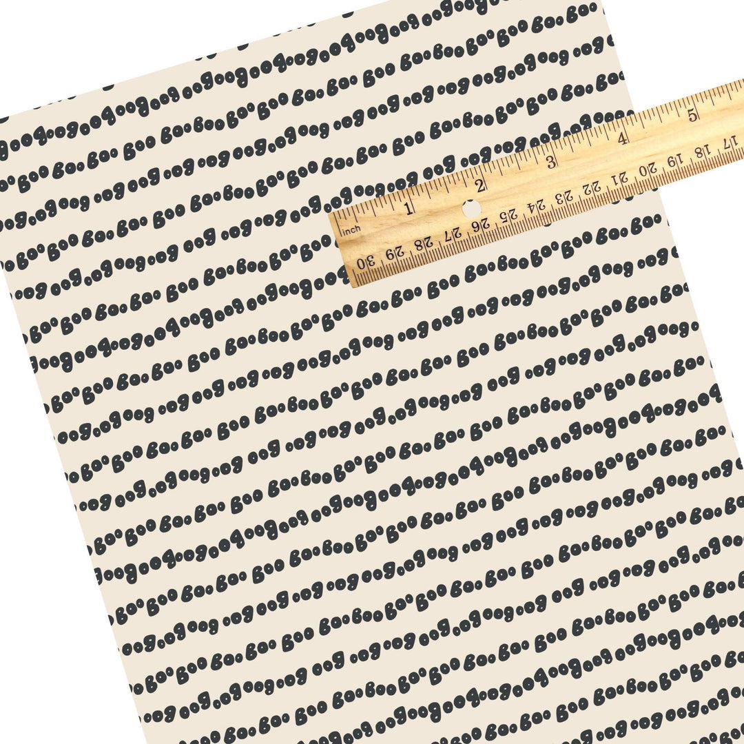 Charcoal Boo Stripes Faux Leather Sheets