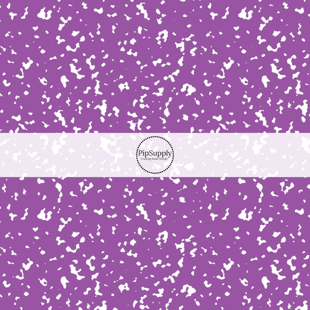 Bright Purple Composition Fabric By The Yard
