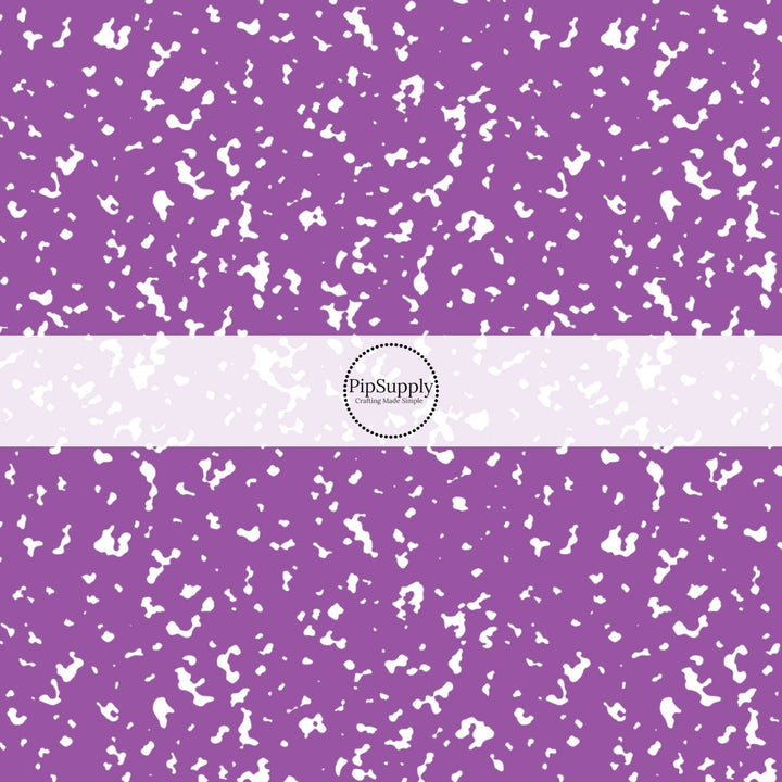 Bright Purple Composition Fabric By The Yard