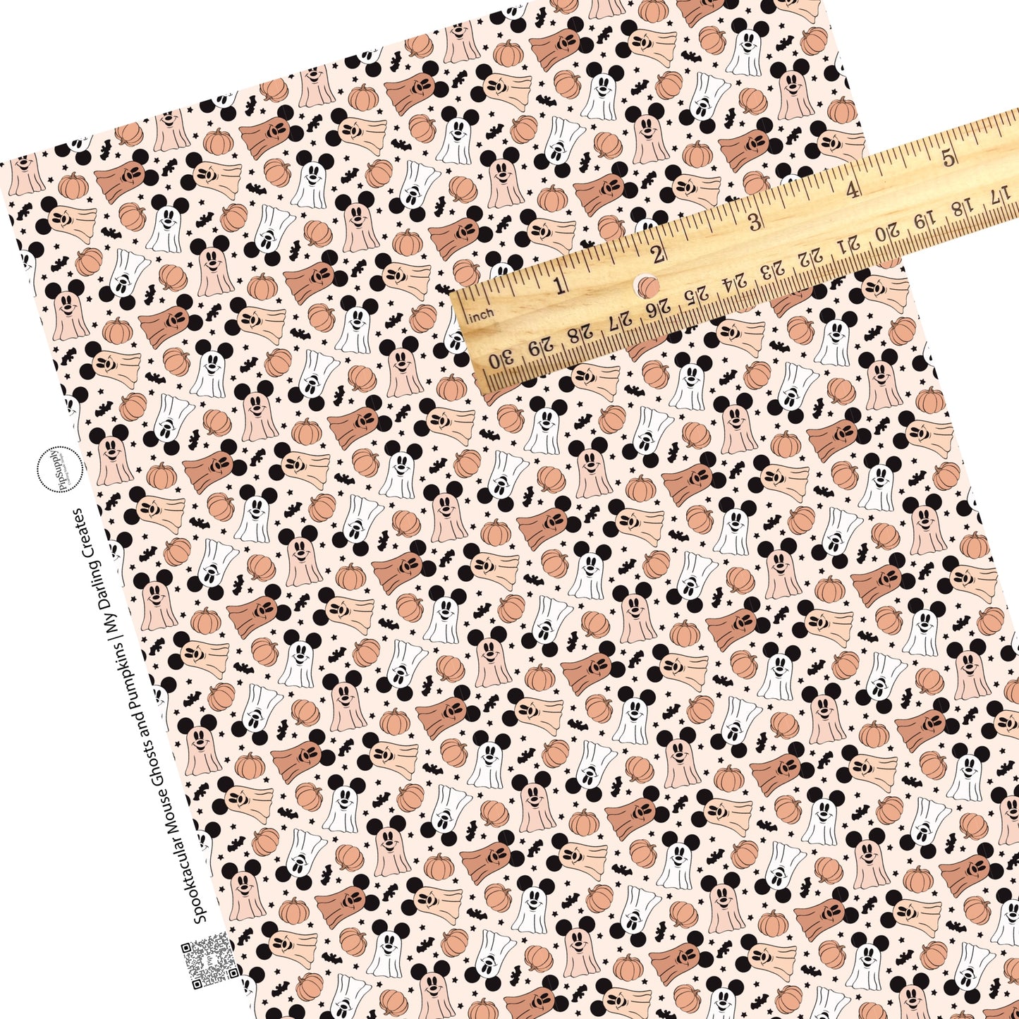 Pumpkins, stars, mouse ghosts, mouse bats hair bow strips