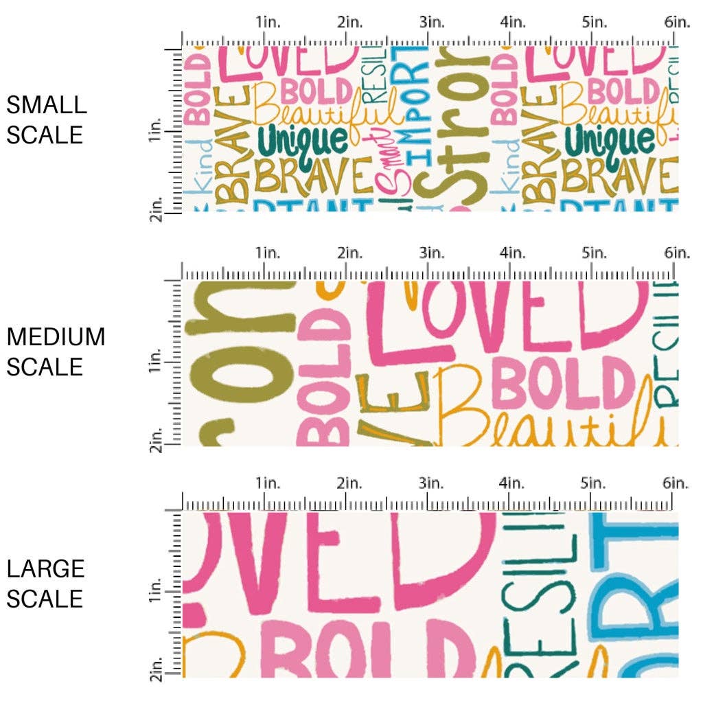 Bold Affirmations Fabric By The Yard