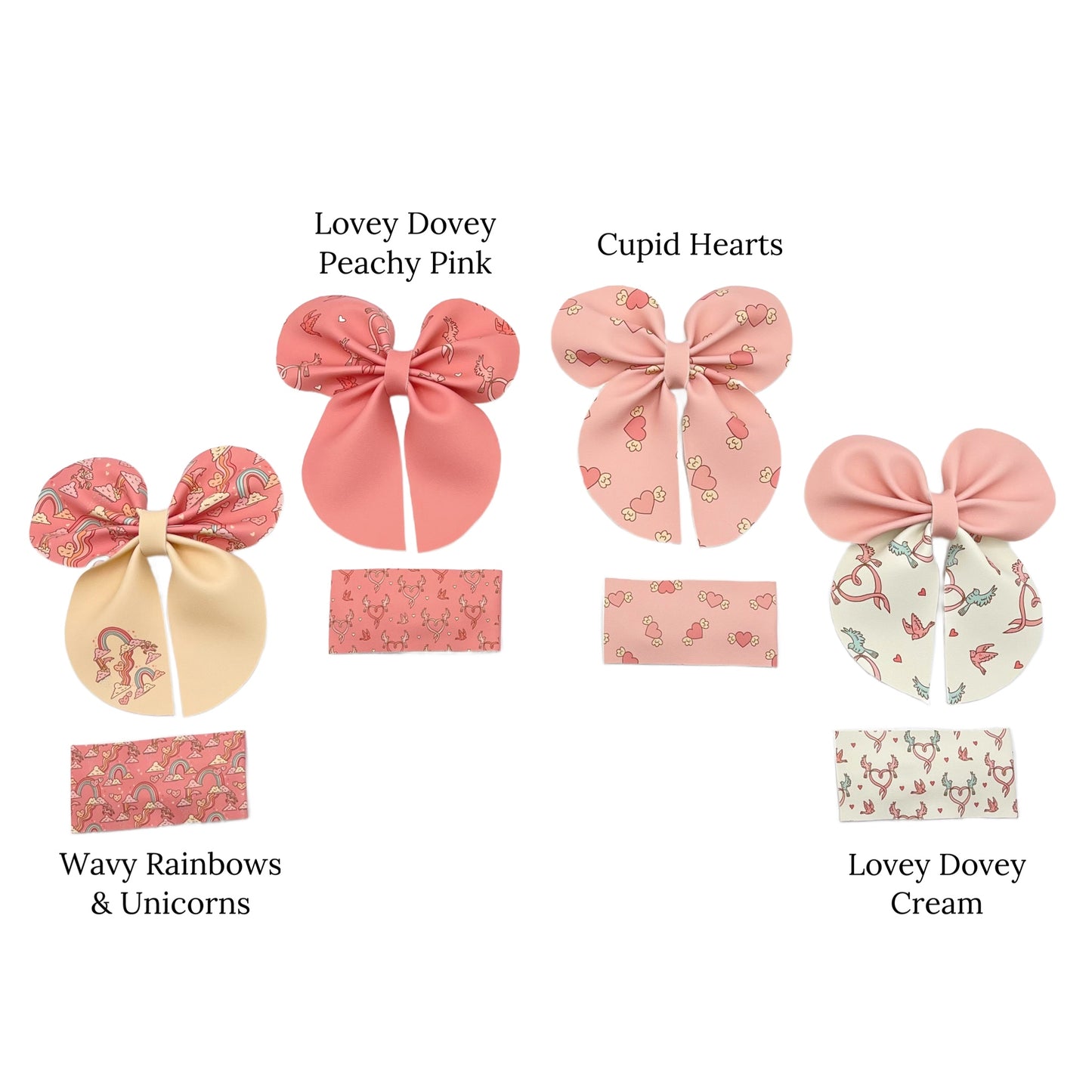 Cloud Nine Bubble Sailor Faux Leather DIY Hair Bows - PIPS EXCLUSIVE