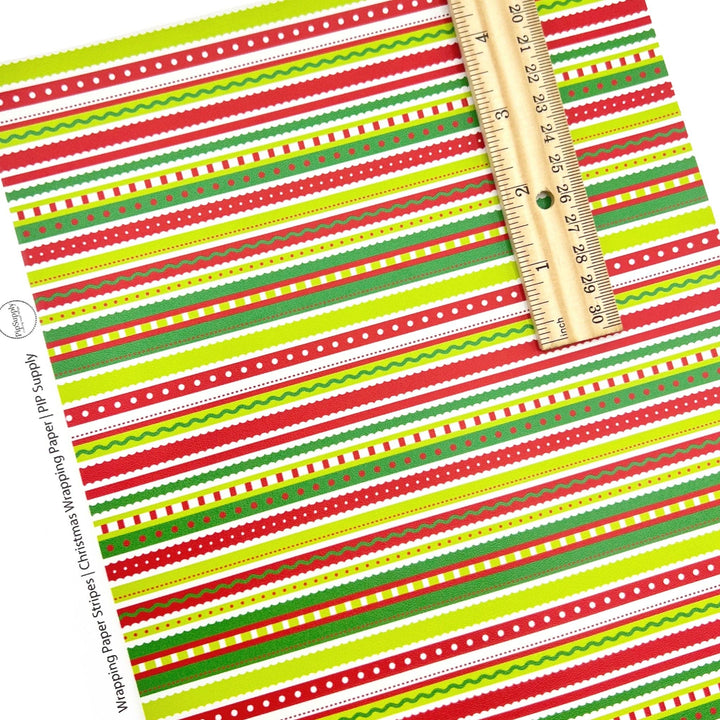 Christmas Wrapping Paper | PIP Supply | Faux Leather