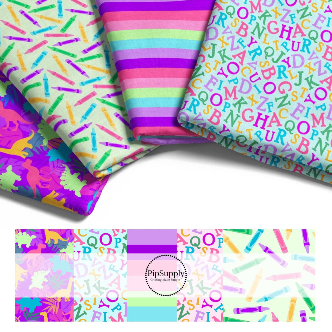 Bright School Time | Fabric By The Yard