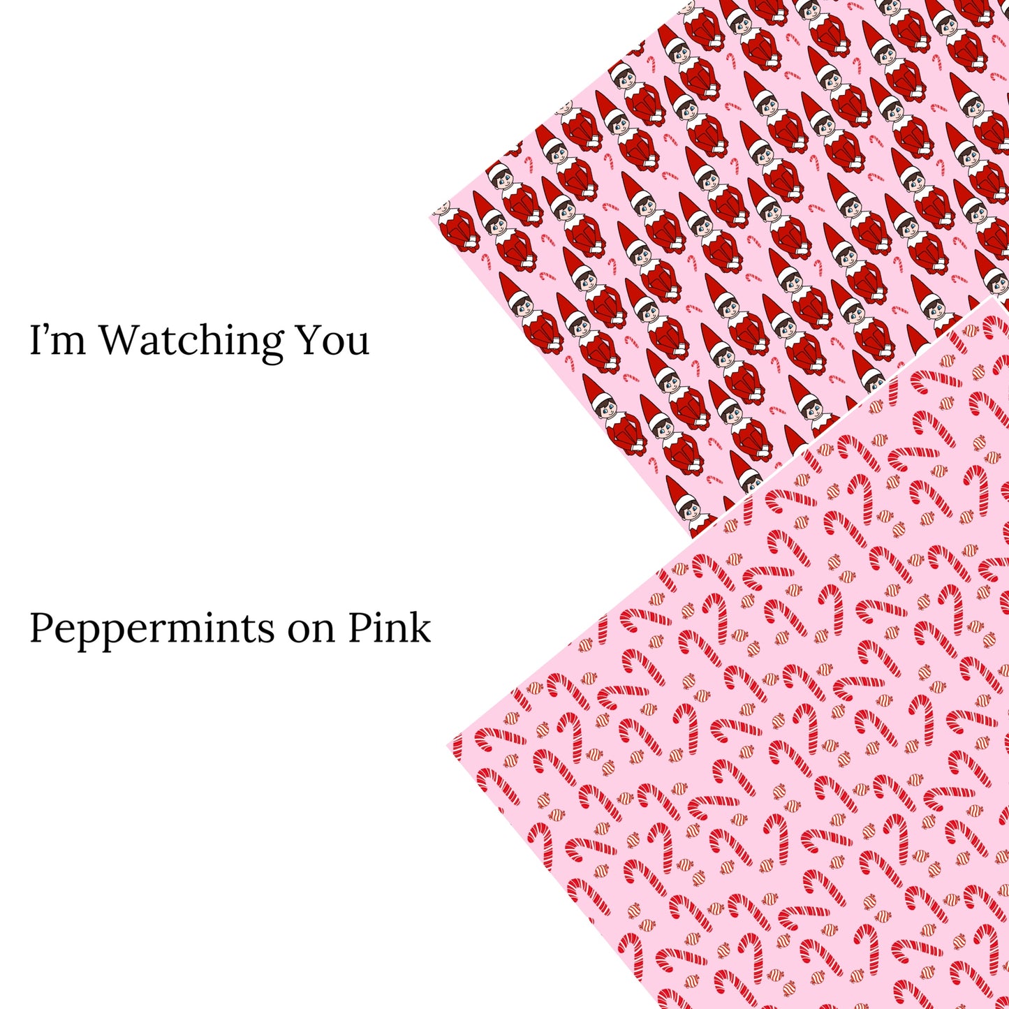 I'm Watching You Faux Leather Sheets
