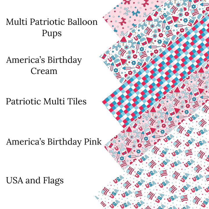 America’s Birthday Cream Faux Leather Sheets