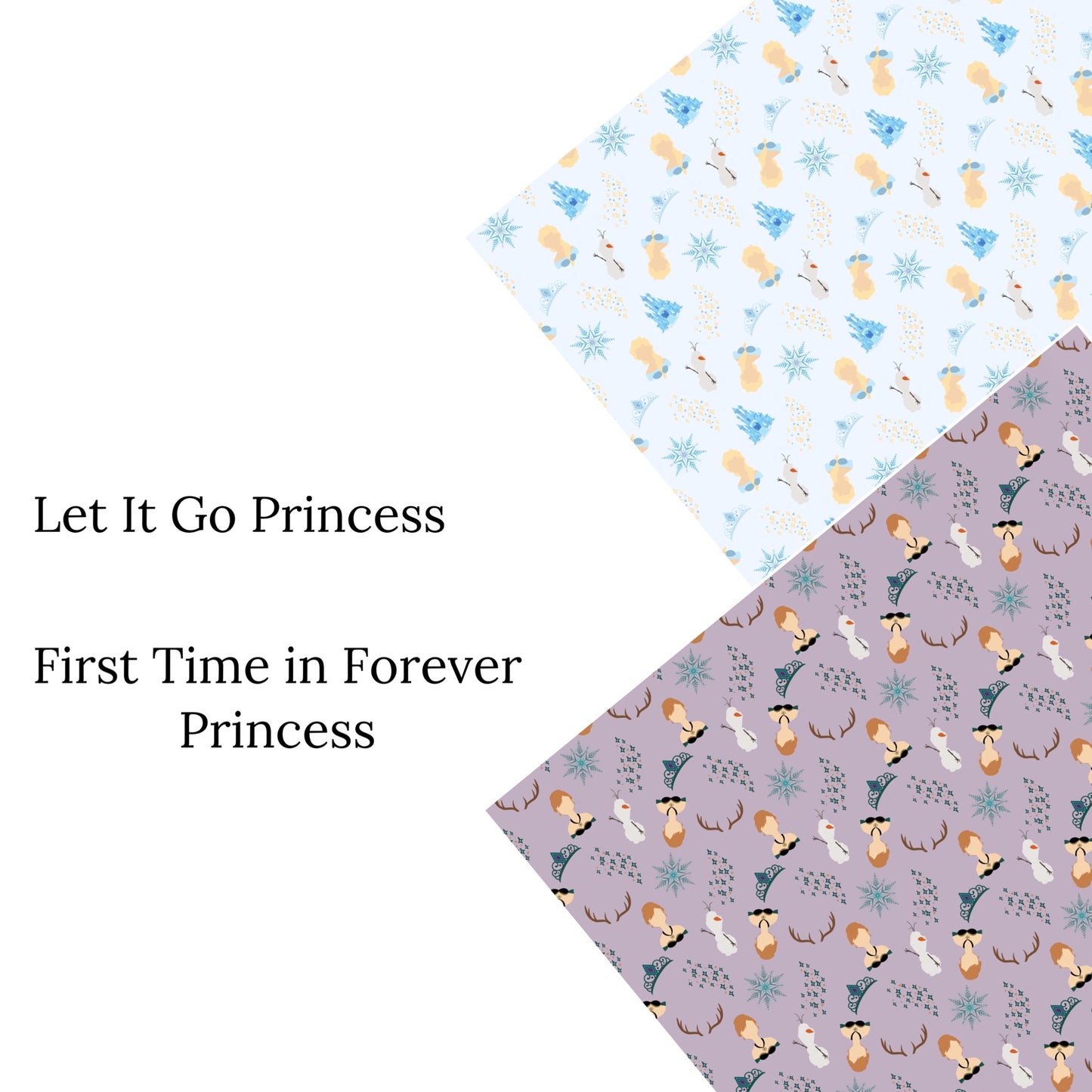 Let It Go Princess Faux Leather Sheets