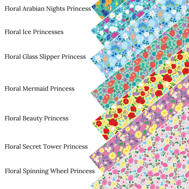 Floral Beauty Princess Faux Leather Sheets