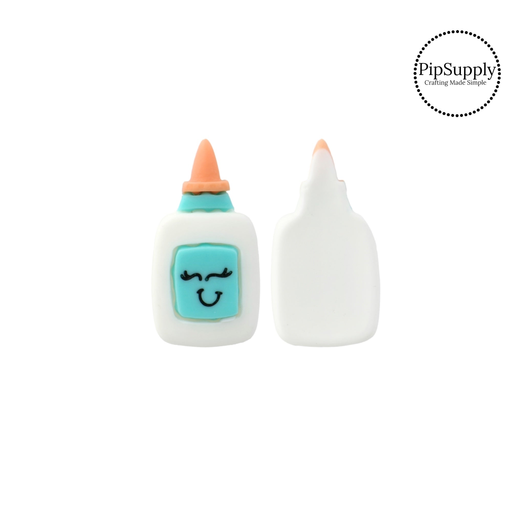 Smiley Crafting Glue Bottle Flat Back Resin - Glue Bottle Flat Back Resin  Embellishment – Pip Supply