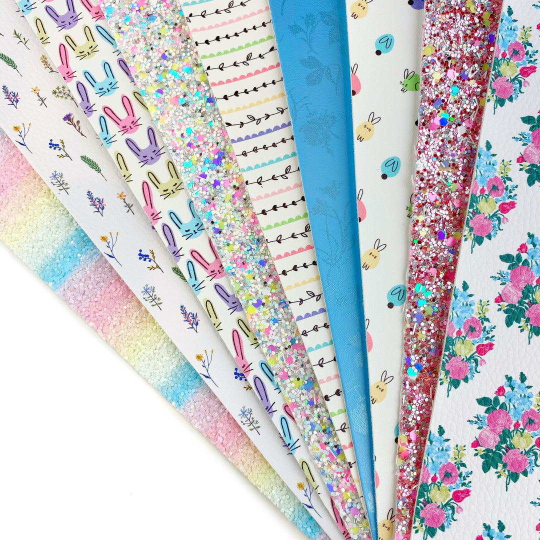 Doodle Bunnies Vegan Leather