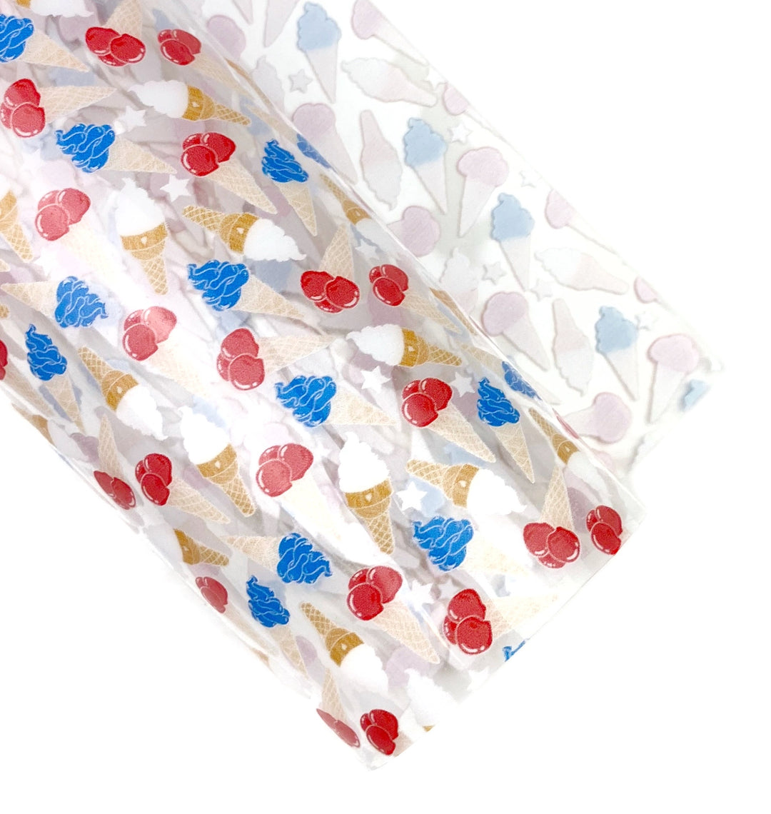 Patriotic Cones Jelly Vinyl