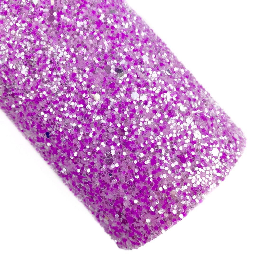 Purple Rain Bubbly Glitter Faux Leather Sheets