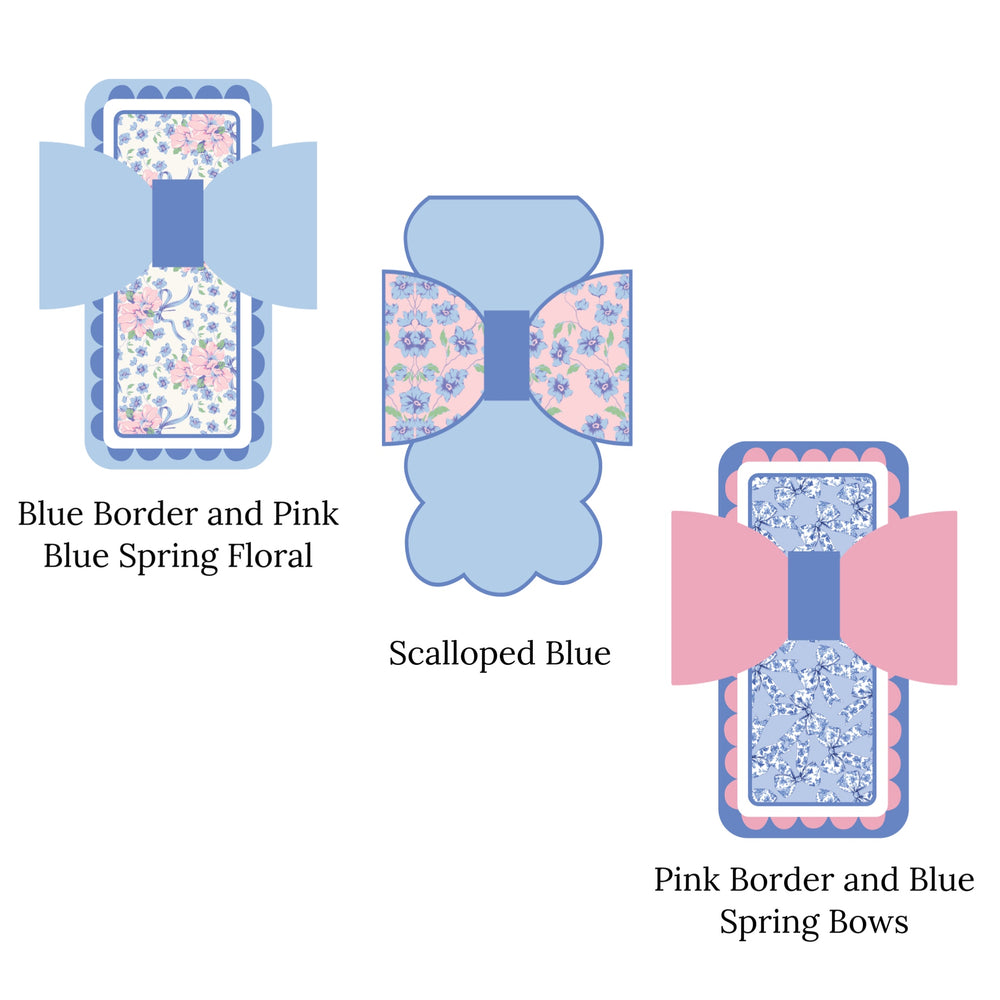 These pastel spring floral themed faux leather snap clip covers are ready to cut and assemble for many craft projects. These patterned cutouts can be used to make a hair bow, headband, banner, photo props, scrapbook, party or classroom decorations, bulletin board trim or anything creative! You will receive one faux leather sheet with varying quantities of cutouts based on your selections.